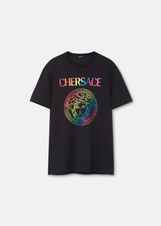 90 1008803 1A06306 1B000 10 CHERSACEPrideT Shirt T ShirtsandSweatshirts versace online store 0 2